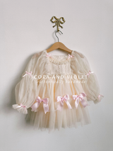 Tzófia Bow & Lace Dress | Ready to Ship