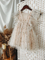 Athena Embroidered Wildflower Dress
