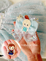 Ice Princess Hair Bows