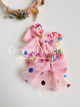 Confetti Birthday Party Bows | Ready to Ship