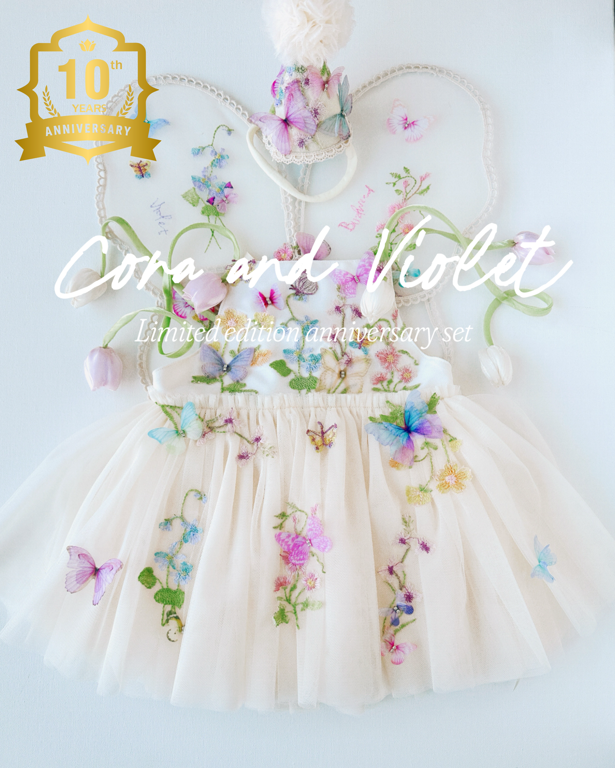 Limited edition fairy dress for girls' birthday celebrations
Enchanted fairy outfit for children's special occasions
Heirloom fairy birthday dress with whimsical styling
Fairy themed milestone outfit for little girls
Magical birthday dress set for toddler girls
Fairy garden dress for children's photography sessions
Limited edition girls outfit for fairy themed parties
Whimsical fairy dress for first birthday portraits
Heirloom-inspired fairy outfit for special occasions
Enchanted garden birthday dress for l