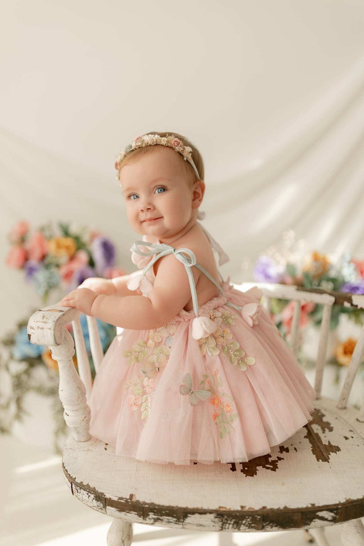 Ophelia Rose 3D wildflower dress for a birthday or flower girl look