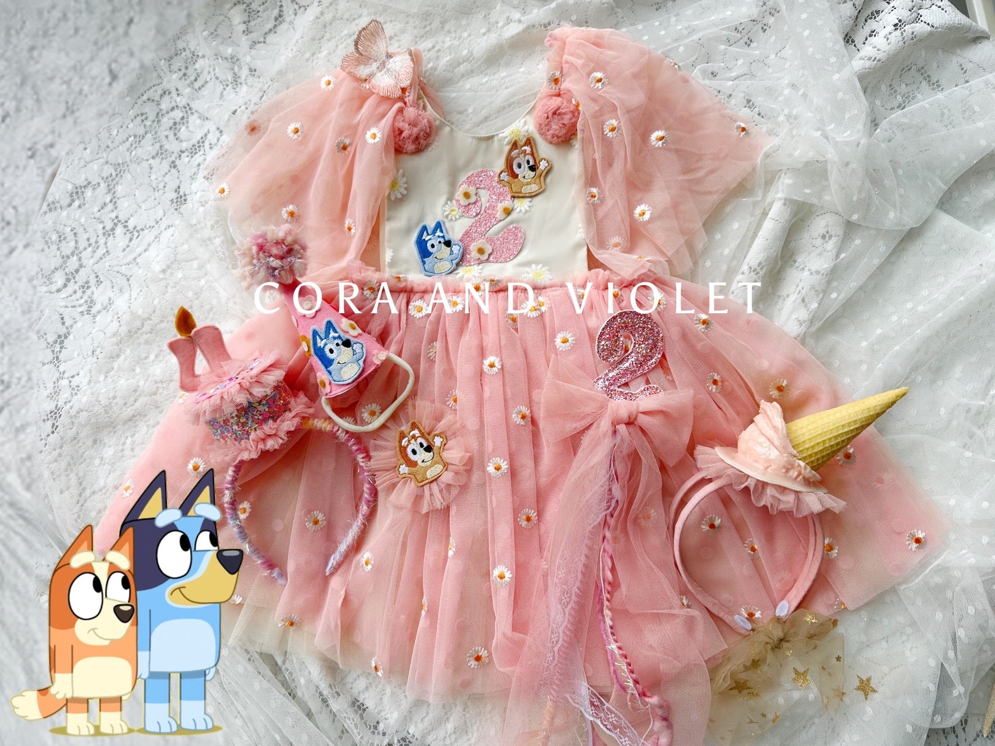 Bluey Birthday dress