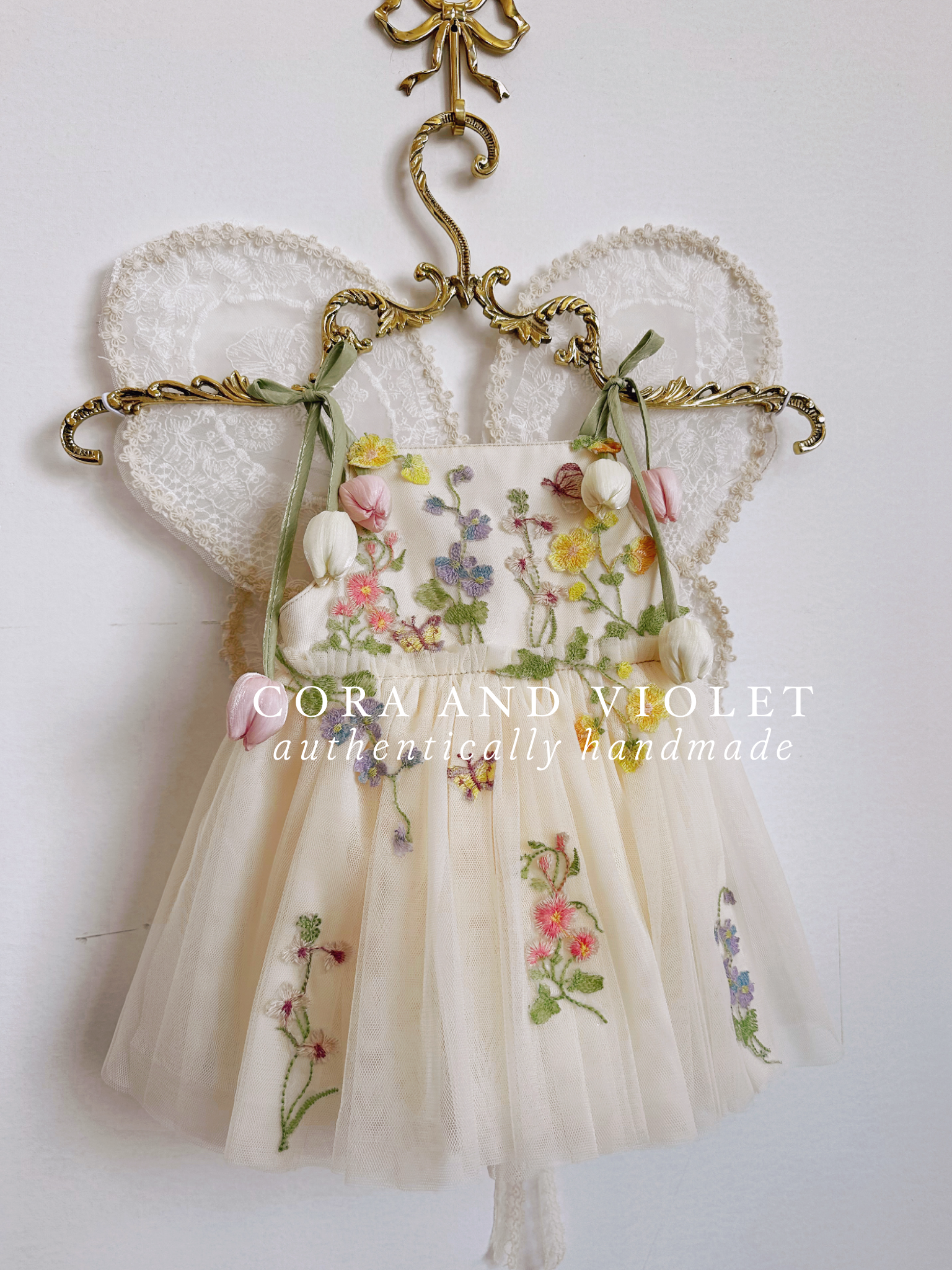 The Veda 3D Wildflower Girl Dress