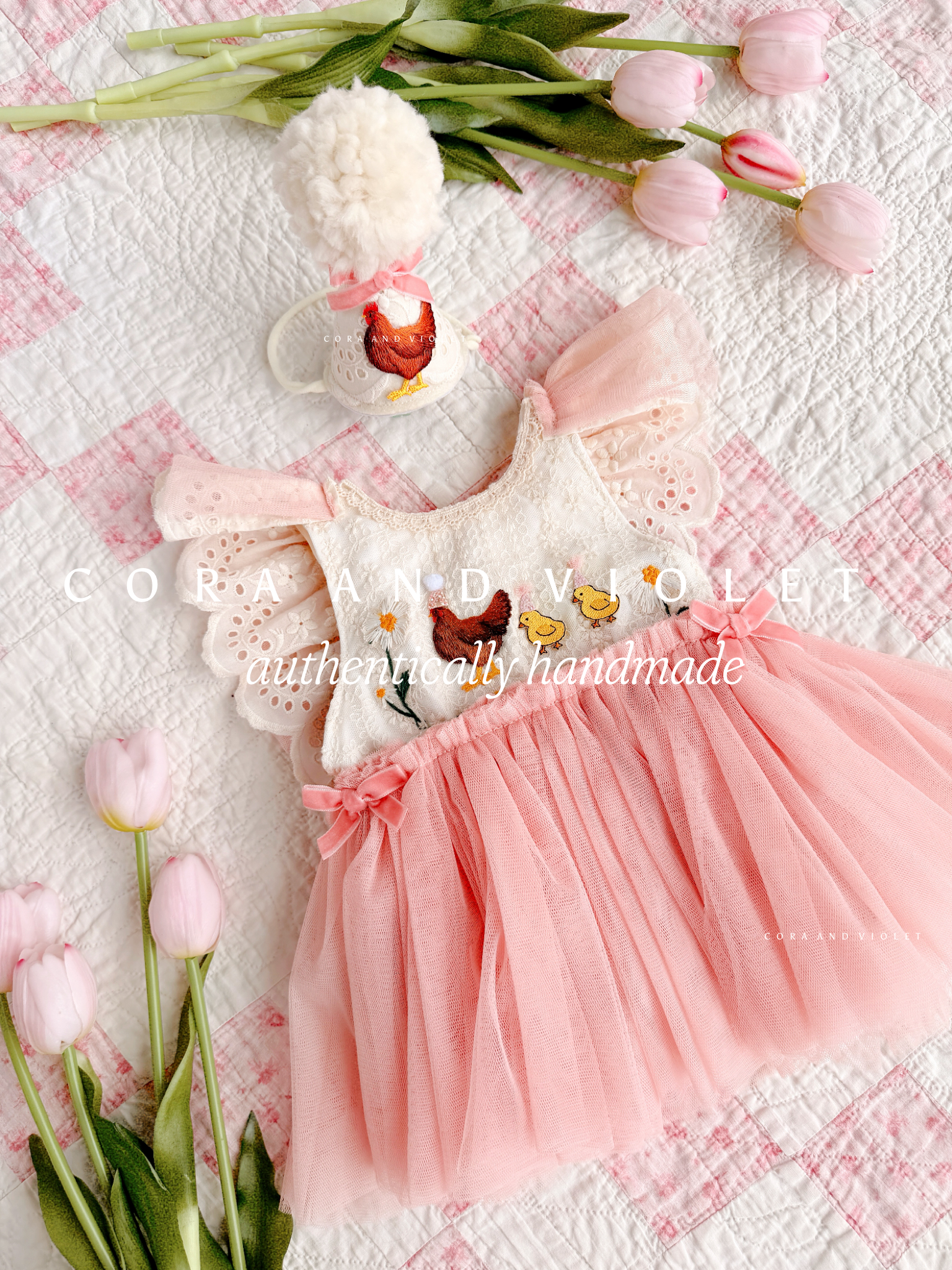 One Cute Chick | Heirloom Birthday Dress Cora and Violet One Cute Chick | Heirloom Birthday Dress Cora and Violet