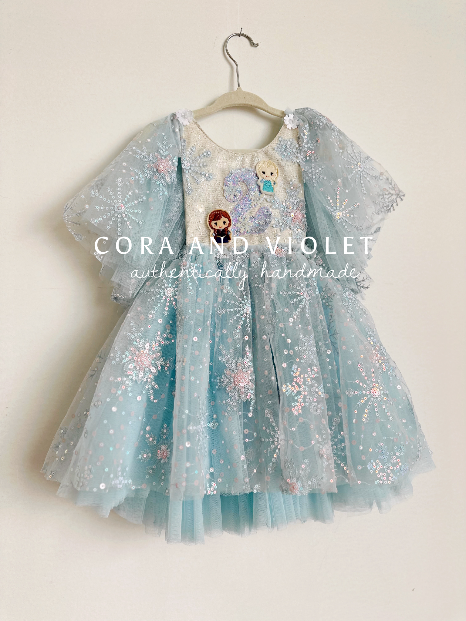 The Frozen Ice Queen Birthday Dress – Cora and Violet
