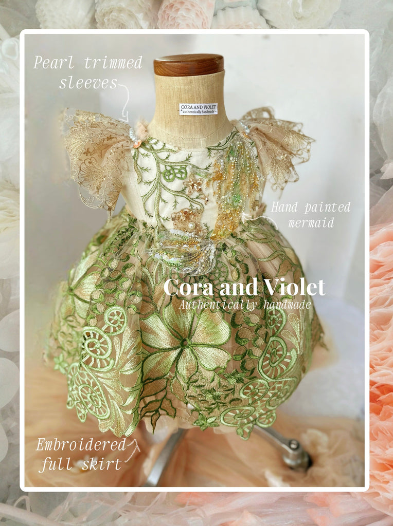 Cora Floral Midi Dress in Sunkist Coral — Lockwood Shop