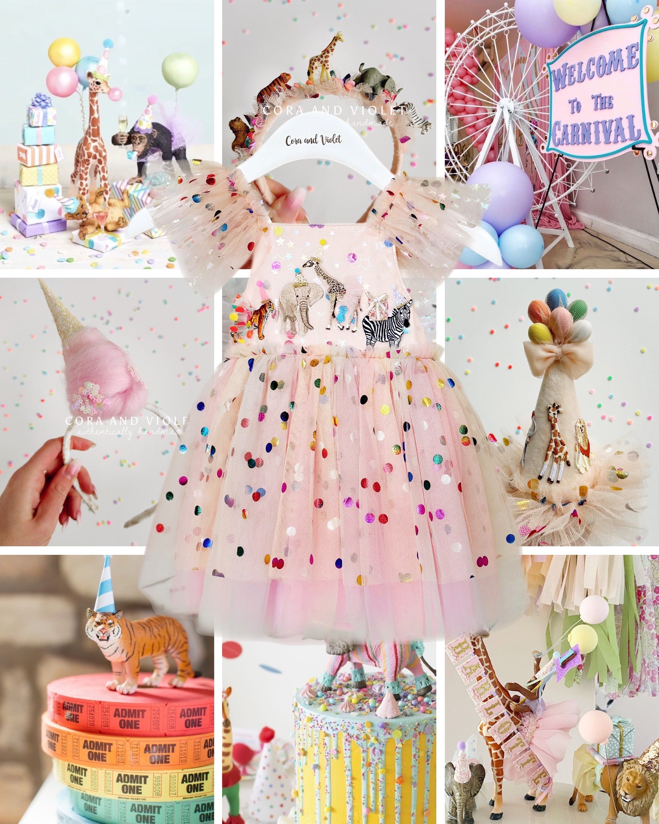 Party Animal Birthday Dress – Cora and Violet