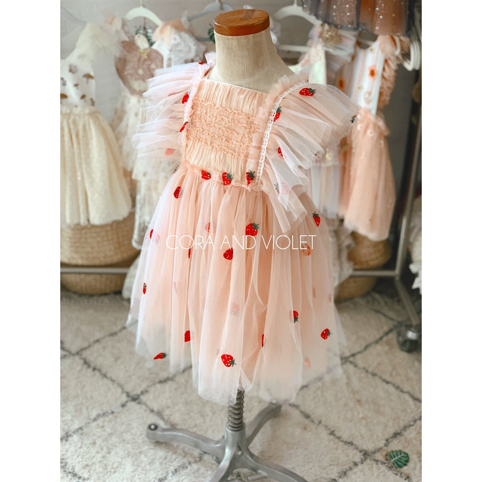 Baby Girl Dress for First Birthday and Christening