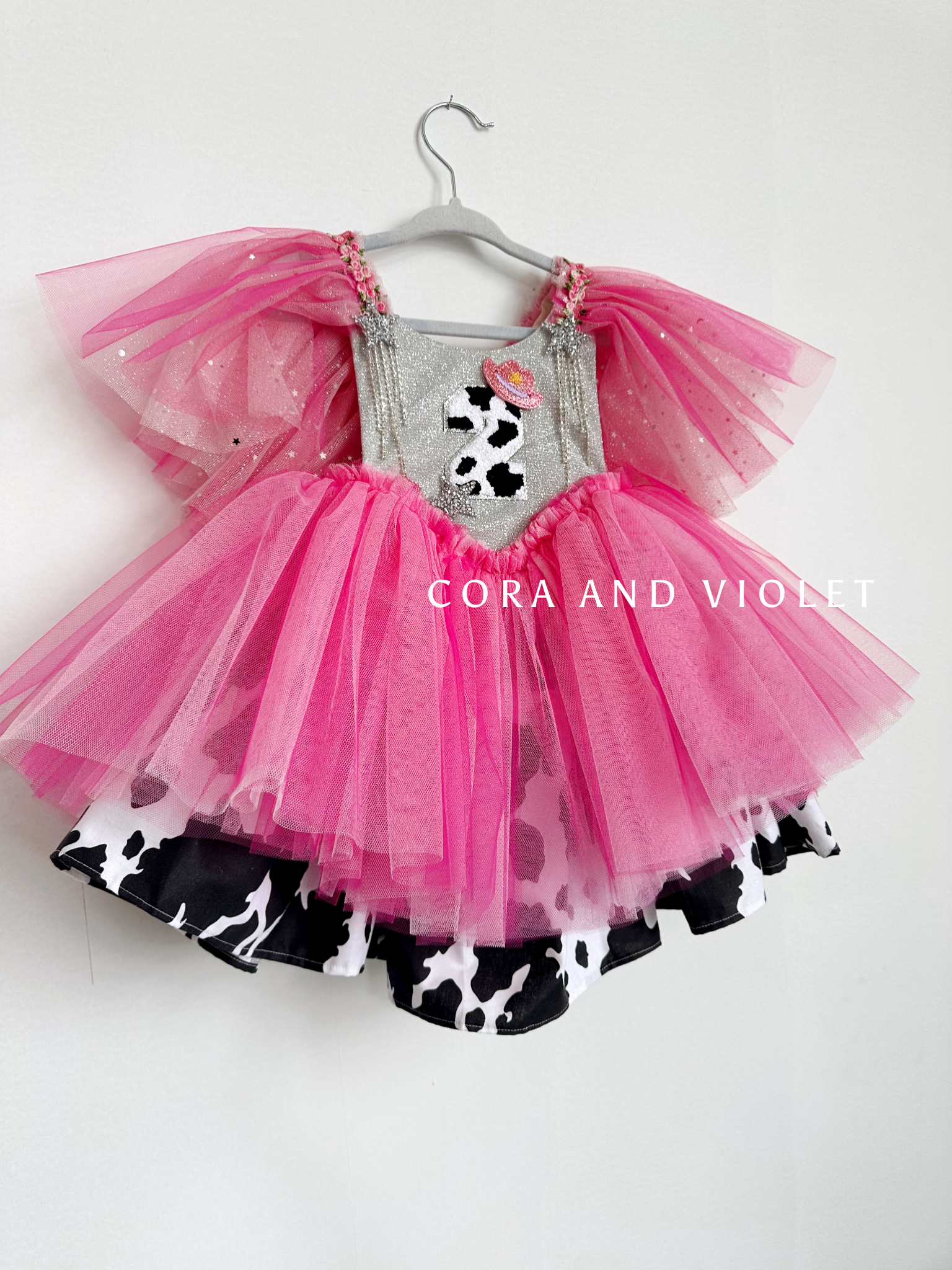 Dolly Cowgirl Birthday Dress | Ready to Ship